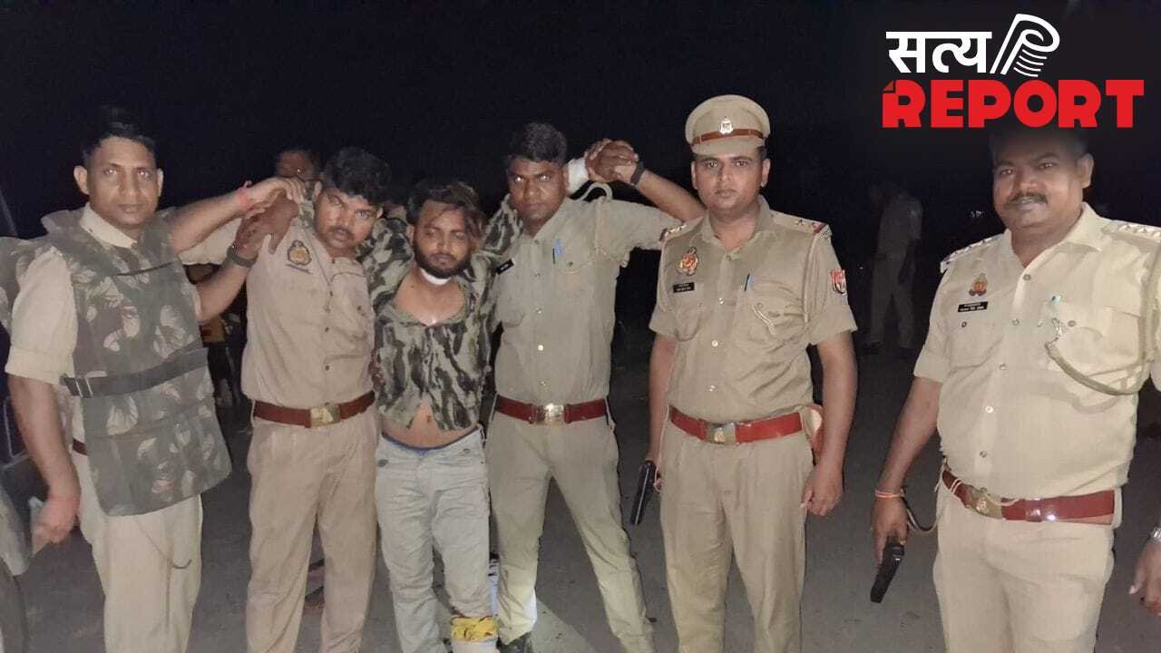देवरिया में आधी रात को एनकाउंटर: KTM बाइक पर घूम-घूमकर महिलाओं से करते थे लूटपाट, पुलिस ने दो शातिरों को धर दबोचा