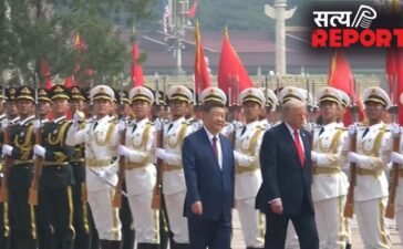 ‘ग्रेट हॉल ऑफ द पीपुल’ पहुंचने पर Donald Trump का औपचारिक स्वागत, क्या Xi Jinping के साथ ट्रेड डील पर बनेगी बात? ‘ग्रेट हॉल ऑफ द पीपुल’ पहुंचने पर Donald Trump का औपचारिक स्वागत, क्या Xi Jinping के साथ ट्रेड डील पर बनेगी बात?