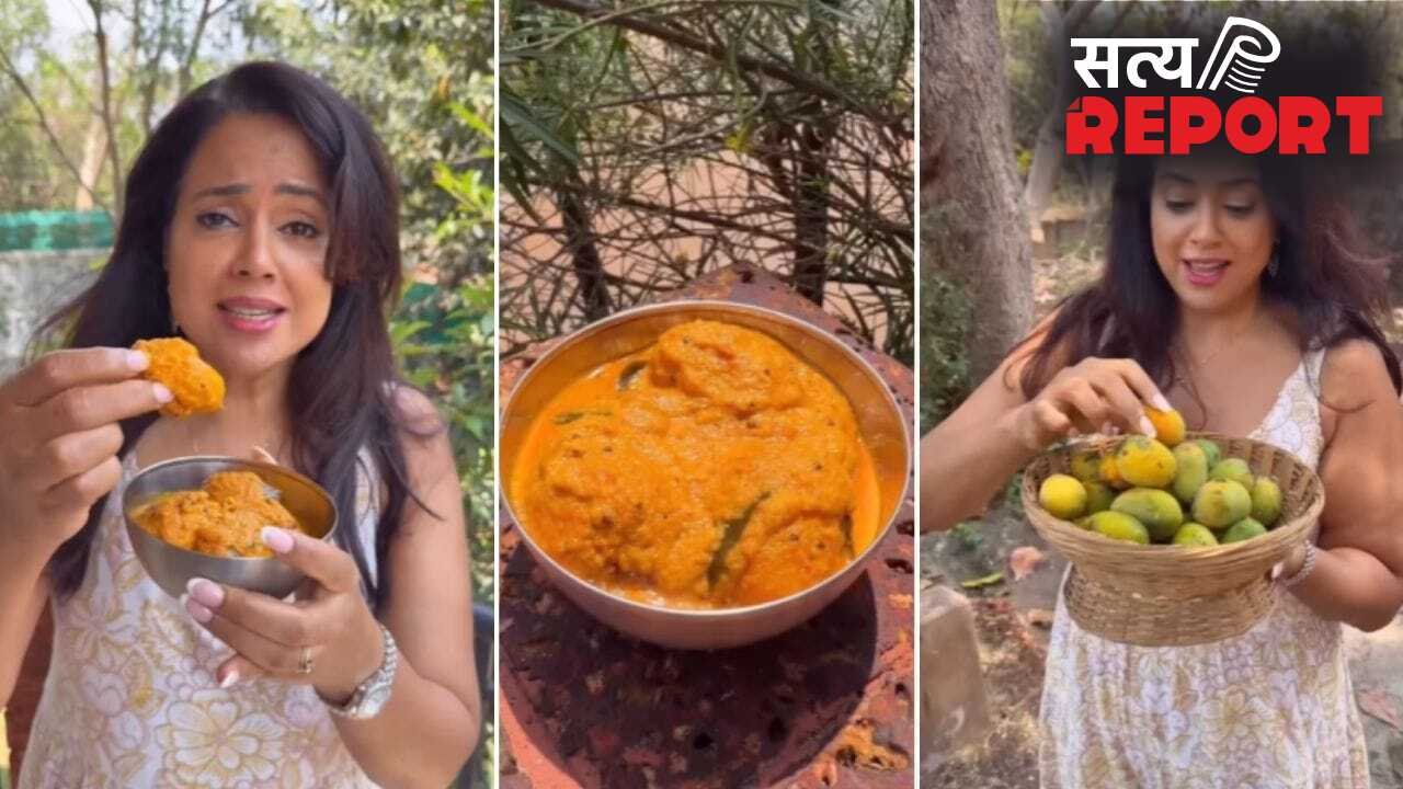आम और नारियल स्वादिष्ट करी ‘घोटाचे सासव’, समीरा रेड्डी ने शेयर की रेसिपी