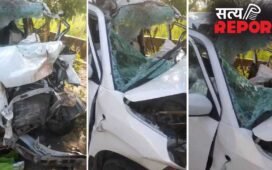 ईस्टर्न पेरीफेरल एक्सप्रेस-वे पर दर्दनाक हादसा, ट्रक में घुसी तेज रफ्तार कार; तीन की मौत