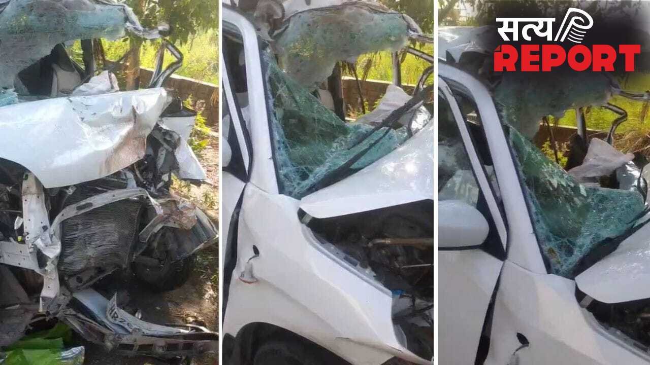 ईस्टर्न पेरीफेरल एक्सप्रेस-वे पर दर्दनाक हादसा, ट्रक में घुसी तेज रफ्तार कार; तीन की मौत