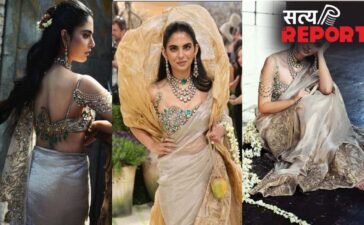 Met Gala 2026 | Isha Ambani ने रेड कार्पेट पर बिखेरा भारतीय कला का जादू, पहनी सोने की साड़ी और निज़ाम के गहने