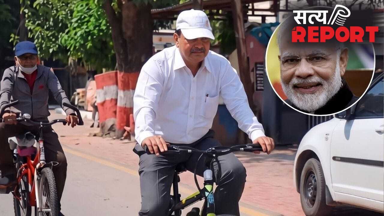 मध्य प्रदेश: पीएम मोदी की अपील का असर, साइकिल चलाकर कोर्ट पहुंचे हाई कोर्ट के जज डीडी बंसल