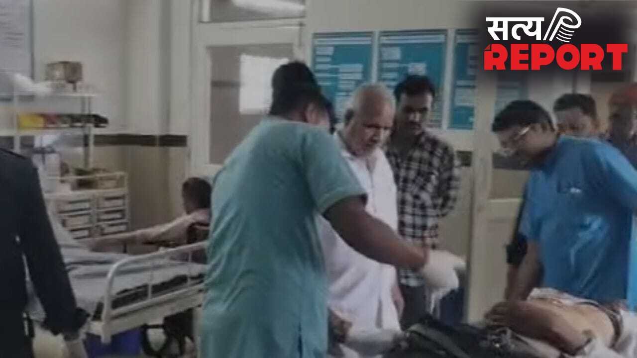 अधूरी रह गई भाई को बचाने की जंग, जबलपुर से अहमदाबाद जा रही बस ने एंबुलेंस को मारी टक्कर, युवक की मौत