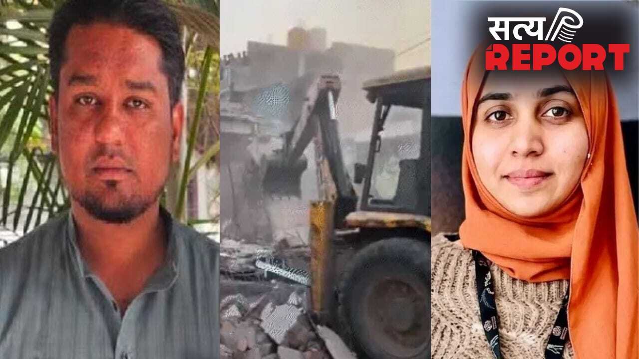 नासिक TCS धर्मांतरण मामला: AIMIM नेता मतीन पटेल के अवैध मकान पर चला बुलडोजर, निदा खान को पनाह देने का है आरोप