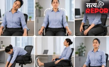 ऑफिस की कुर्सी पर बैठ-बैठे कर सकते हैं ये योगासन, बस बरतें ये सावधानियां