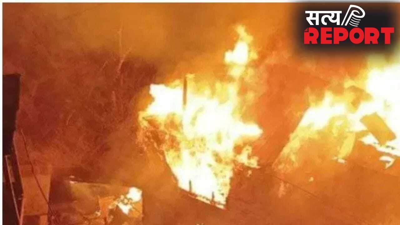 प्रयागराज अग्निकांड: मां का आखिरी संघर्ष! चार बच्चों को मौत से छीना, लेकिन खुद आग की लपटों में समा गई