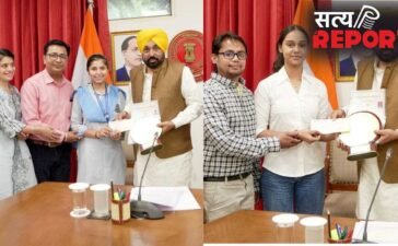 पंजाब:12वीं कक्षा की टॉपर्स लड़कियां सम्मानित, 416 सरकारी स्कूलों का रिजल्ट 100%