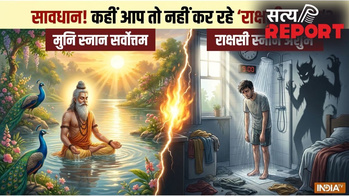 कहीं आप रोजाना राक्षसी स्नान तो नहीं कर रहे? नहाने से पहले ये 1 नियम नहीं जाना तो पछताएंगे