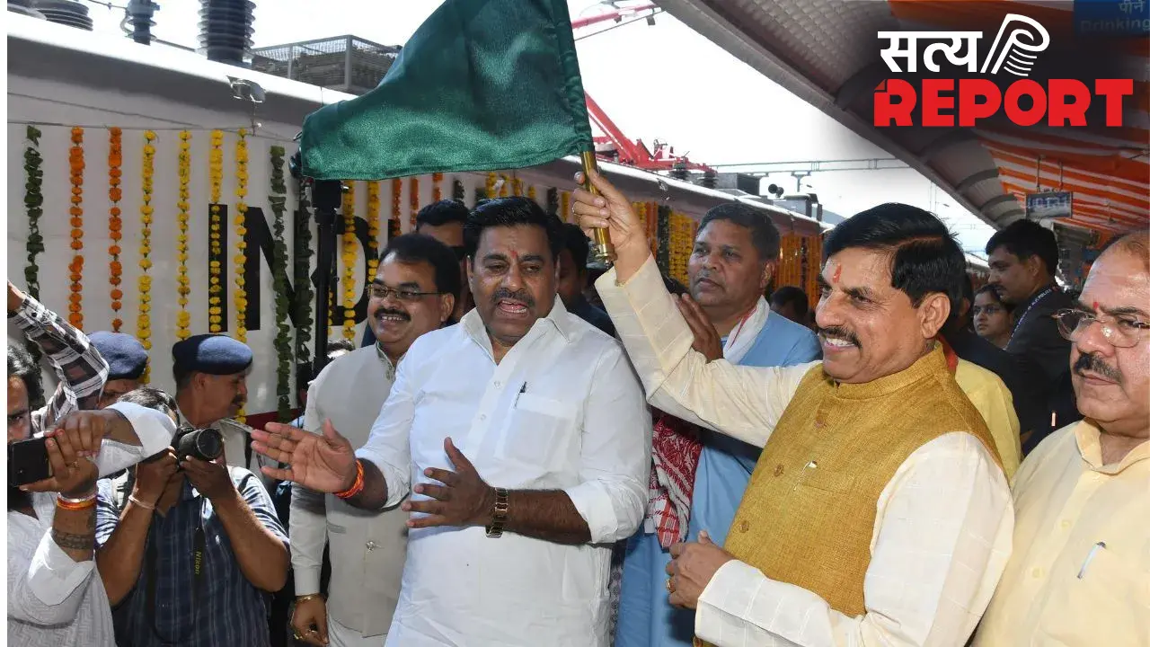 सोमनाथ स्वाभिमान यात्रा: सीएम मोहन यादव ने ट्रेन को दिखाई हरी झंडी, 1100 श्रद्धालु करेंगे दर्शन