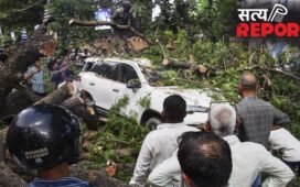 यूपी में आंधी-तूफान ने बरपाया कहर, 37 की मौत, कई बिल्डिंग्स की दीवारें गिरीं, मलबे में दबे लोग, जड़ से उखड़े पेड़