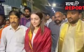 Trisha Krishnan ने तिरुपति में टेका मत्था: जन्मदिन पर भक्ति या Vijay Thalapathy की जीत के लिए दुआ? सोशल मीडिया पर छिड़ी चर्चा