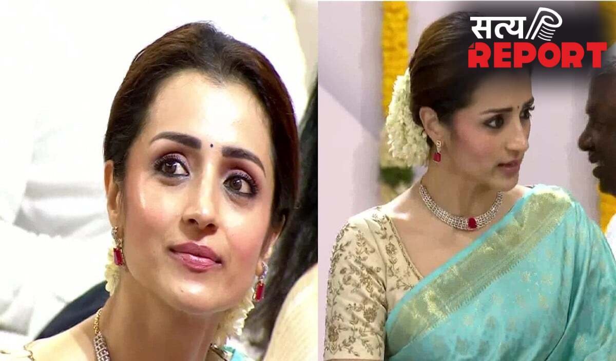 Thalapathy Vijay की Oath Ceremony में छाईं Trisha, CM बनते देख आंखों में आए आंसू