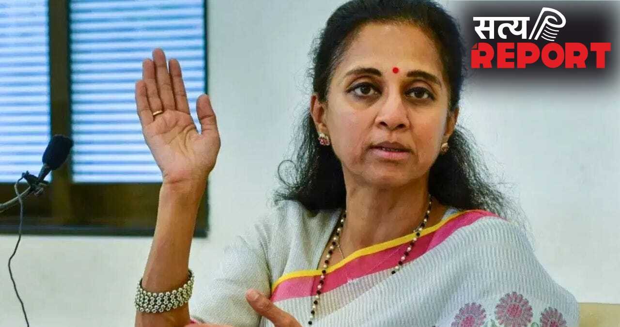 NCP नेता सुप्रिया सुले की कार एक्सप्रेसवे पर हादसे का शिकार, बाल-बाल बचीं सांसद