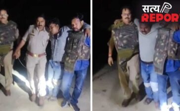 वाराणसी मनीष सिंह हत्याकांड: 50-50 हजार के दो इनामी बदमाश पुलिस मुठभेड़ में गिरफ्तार…पैर में लगी गोली