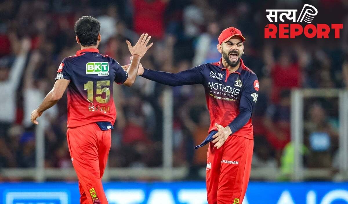 IPL 2026 GT vs RCB | Rajat Patidar के विकेट पर मचा घमासान, अंपायर के फैसले पर भड़के Virat Kohli, नरेंद्र मोदी स्टेडियम में जमकर हुआ ड्रामा