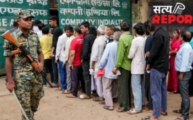चुनाव आयोग का बड़ा एक्शन, पश्चिम बंगाल में 15 बूथों पर दोबारा मतदान जारी