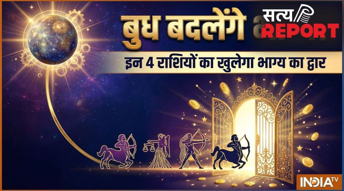 धन के देवता कुबेर की दिशा में प्रवेश करेंगे बुध, इन 4 राशियों का बदलेगा भाग्य, करियर और कारोबार में मिलेगी तरक्की