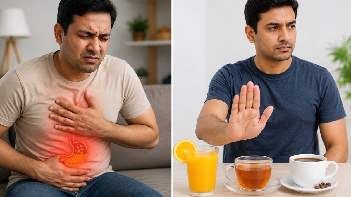 खाली पेट चाय,कॉफी और फलों का जूस एसिडिटी और गैस का कारण तो नहीं? गैस्ट्रोएंटेरोलॉजिस्ट से जानिए इनका पाचन पर असर…. खाली पेट चाय,कॉफी और फलों का जूस एसिडिटी और गैस का कारण तो नहीं? गैस्ट्रोएंटेरोलॉजिस्ट से जानिए इनका पाचन पर असर….