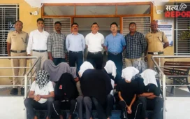 गोवा की सोसाइटी में अमरावती पुलिस की रेड: करोड़ों का इंटरनेशनल साइबर घोटाला उजागर, महिला समेत 12 गिरफ्तार