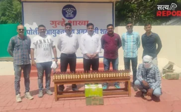 तेल के डिब्बों में छिपाकर रखी थी विदेशी शराब, अमरावती में आरोपी गिरफ्तार