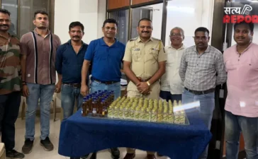 अवैध महुआ शराब भट्टी पर आबकारी विभाग की छापेमारी, घरेलू गैस सिलेंडरों का हो रहा था इस्तेमाल अवैध महुआ शराब भट्टी पर आबकारी विभाग की छापेमारी, घरेलू गैस सिलेंडरों का हो रहा था इस्तेमाल