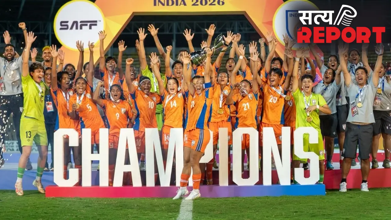 SAFF Women’s Championship: बांग्लादेश को 3-1 से दी शिकस्त, 7 साल बाद फिर चैंपियन बना भारत