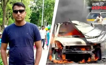 कर्नाटक: प्रेमिका के अपहरण के बाद कार में किया धमाका, प्रेमी की मौत; चलती गाड़ी से कूदकर युवती ने बचाई जान