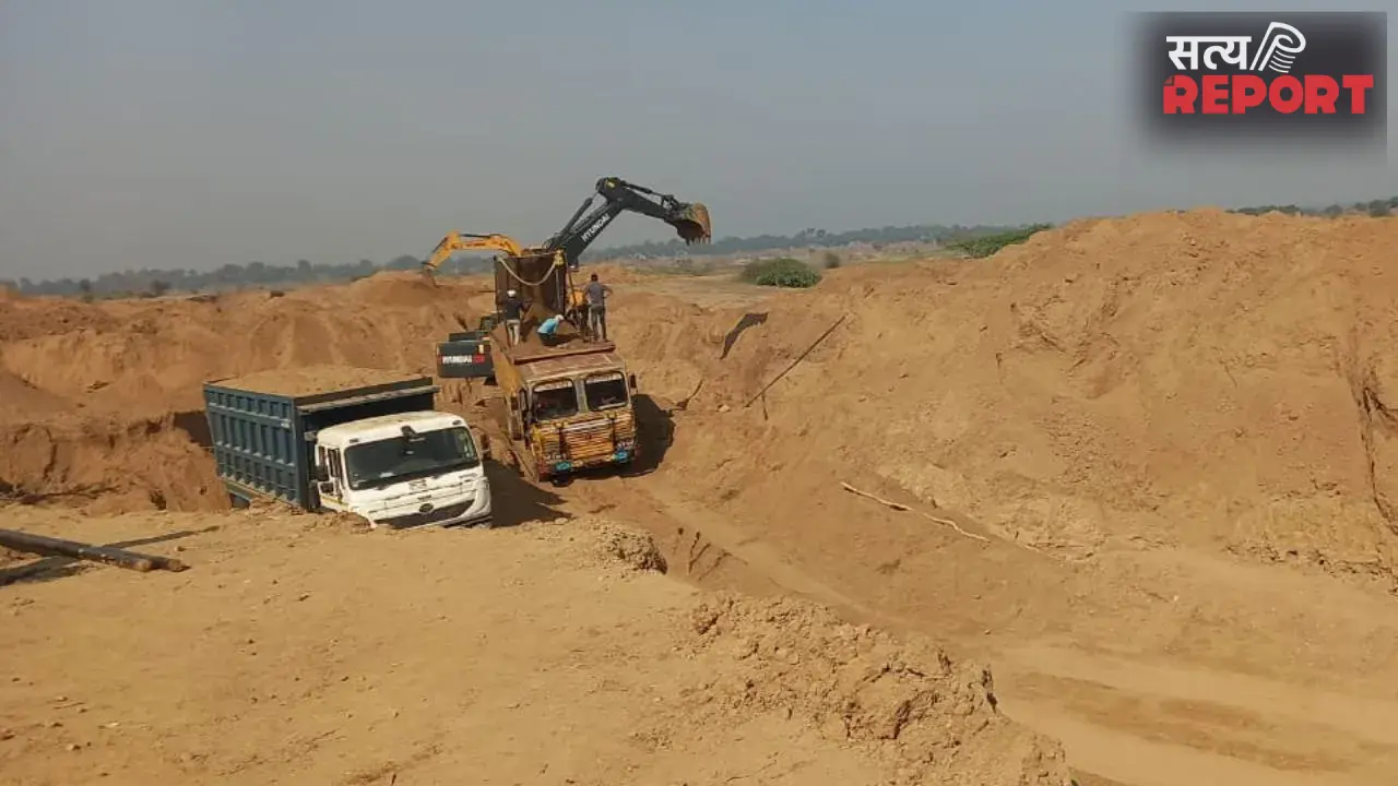 भंडारा में अवैध रेत उत्खनन पर बड़ी कार्रवाई, 4 ट्रैक्टरों समेत 27 लाख का माल जब्त