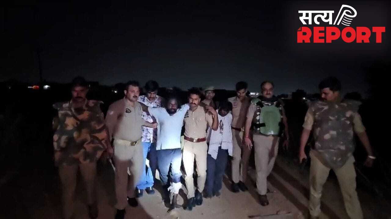 झांसी में खाकी का खौफ! चर्चित गौरीशंकर हत्याकांड पुलिस ने आरोपियों को चटाई धूल, एनकाउंटर में 2 अरेस्ट