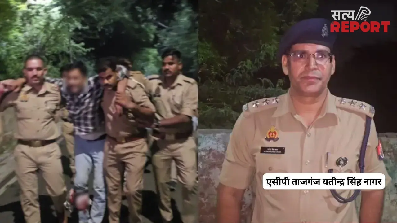 Agra: गौरव राठौर शूटआउट केस में पूर्व पार्षद सुनील गिरफ्तार; पुलिस मुठभेड़ में हिस्ट्रीशीटर को लगी गोली