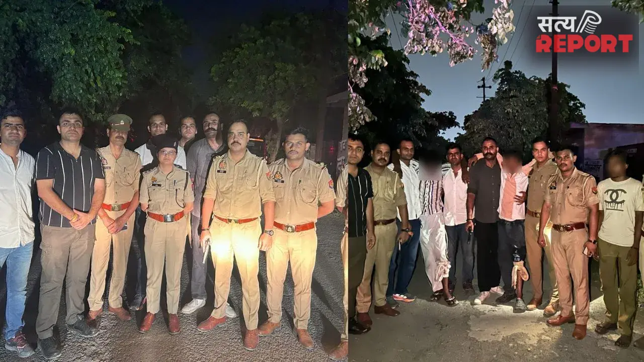 Police Encounter: आगरा में एक ही रात में दो पुलिस मुठभेड़, चार आरोपी गिरफ्तार; तीन बदमाशों के पैर में लगी गोली