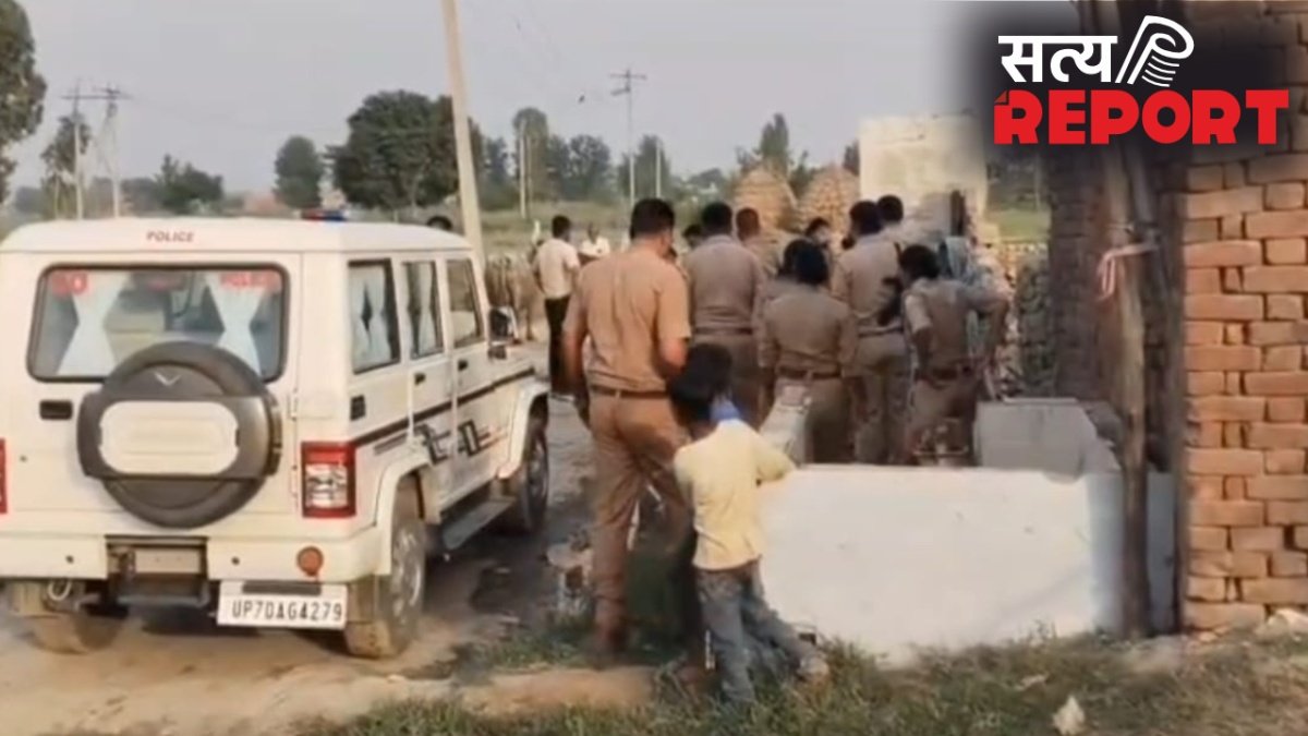 नाबालिग से दुष्कर्म के आरोपी पर यूपी में बड़ी कार्रवाई, घर पर चला बुलडोजर, एक्शन मोड में पुलिस