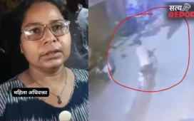 आगरा में सरेआम फायरिंग: महिला अधिवक्ता के भाई को गोली मारकर फरार हुए बदमाश, CCTV में कैद हुई वारदात