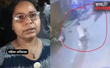 आगरा में सरेआम फायरिंग: महिला अधिवक्ता के भाई को गोली मारकर फरार हुए बदमाश, CCTV में कैद हुई वारदात