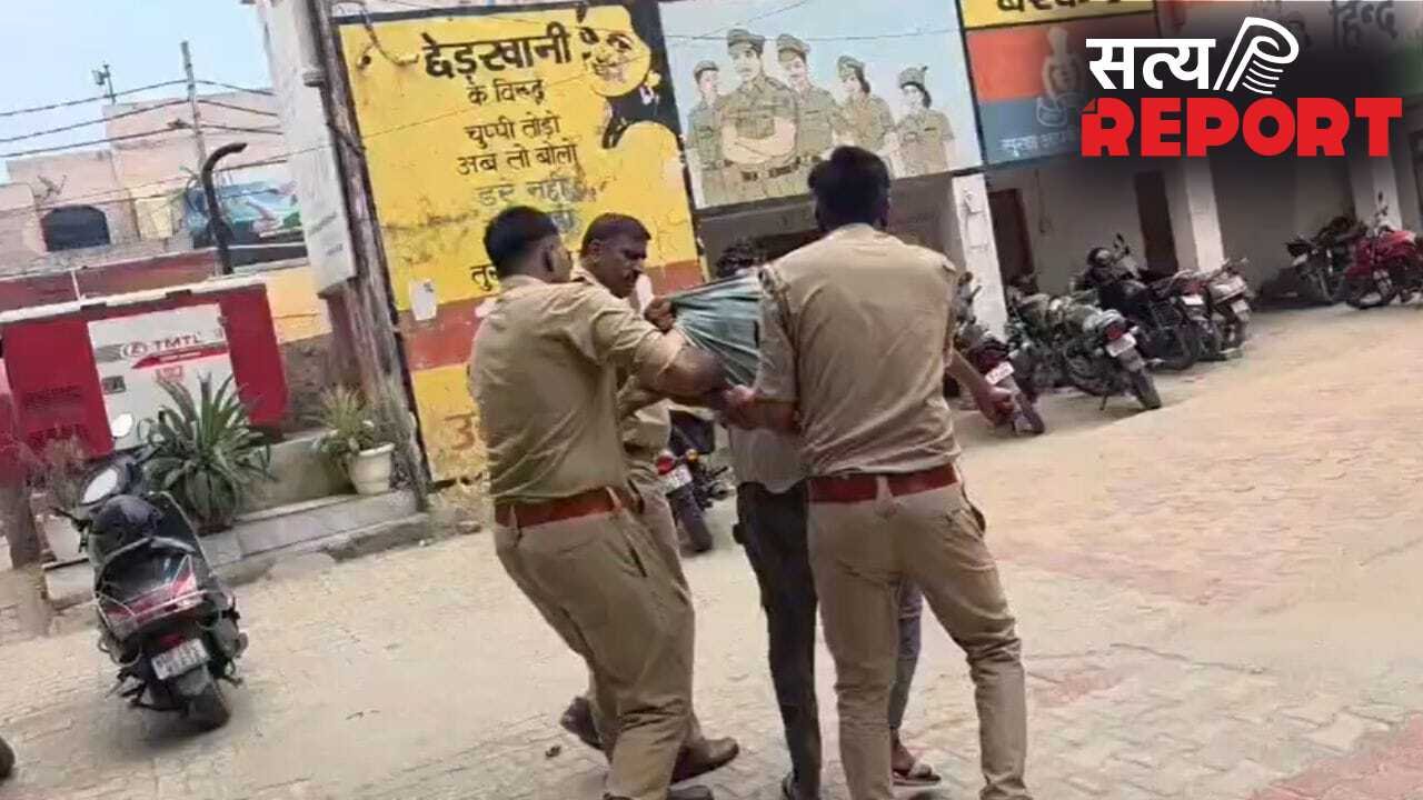 Ghaziabad News: ‘धर्म बदलो वरना बच्चों को मार देंगे’… पत्नी-सास से परेशान पति ने थाने में की आत्मदाह की कोशिश