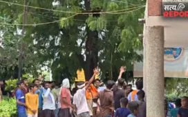 कानपुर: गोलू हत्याकांड में आरोपियों की गिरफ्तारी न होने पर फूटा गुस्सा, महाराजपुर थाने का घेराव