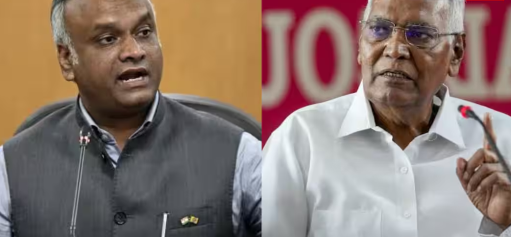 लेफ्ट-कांग्रेस रिश्तों में आई नरमी! प्रियांक खरगे के बचाव में सामने आई CPI लेफ्ट-कांग्रेस रिश्तों में आई नरमी! प्रियांक खरगे के बचाव में सामने आई CPI