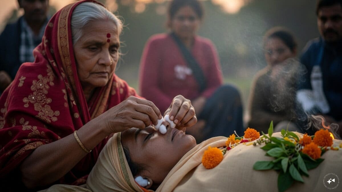 आपने भी देखा होगा शव के नाक-कान में रुई, लेकिन क्या जानते हैं इसके पीछे का असली कारण..? आपने भी देखा होगा शव के नाक-कान में रुई, लेकिन क्या जानते हैं इसके पीछे का असली कारण..?
