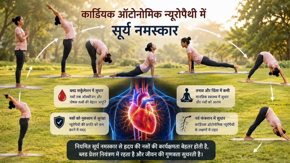 Diabetes में नसों के नुकसान (Neuropathy) को रोकने में मददगार हो सकता है सूर्य नमस्कार, जानिए ..? Diabetes में नसों के नुकसान (Neuropathy) को रोकने में मददगार हो सकता है सूर्य नमस्कार, जानिए ..?