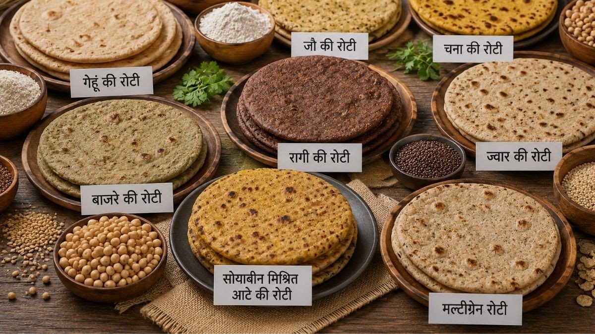 सिर्फ गेहूं नहीं! बॉडी की जरूरत के हिसाब से चुनें ये 8 रोटियां, एक्सपर्ट से जानिए इसके पीछे का विज्ञान सिर्फ गेहूं नहीं! बॉडी की जरूरत के हिसाब से चुनें ये 8 रोटियां, एक्सपर्ट से जानिए इसके पीछे का विज्ञान