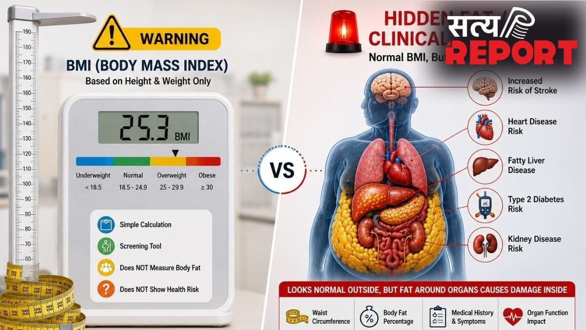 अगर आपका BMI नॉर्मल है तब भी आप हो सकते हैं मोटापा के शिकार; डॉक्टरों ने जारी की ओबेसिटी की नई परिभाषा, जानिए