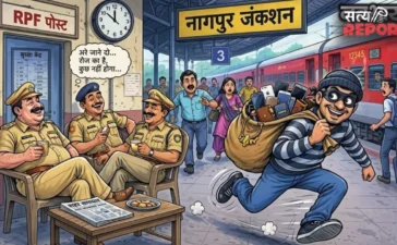 नागपुर-अजनी स्टेशन बने चोरों का फेवरेट डेस्टिनेशन! महिला यात्री के गहने ले उड़ा बाइक सवार चोर नागपुर-अजनी स्टेशन बने चोरों का फेवरेट डेस्टिनेशन! महिला यात्री के गहने ले उड़ा बाइक सवार चोर