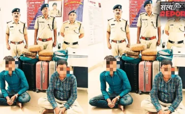 नागपुर RPF का ऑपरेशन नार्कोस: गांधीधाम एक्सप्रेस से 42.86 लाख का गांजा जब्त, ओडिशा के 2 तस्कर गिरफ्तार नागपुर RPF का ऑपरेशन नार्कोस: गांधीधाम एक्सप्रेस से 42.86 लाख का गांजा जब्त, ओडिशा के 2 तस्कर गिरफ्तार