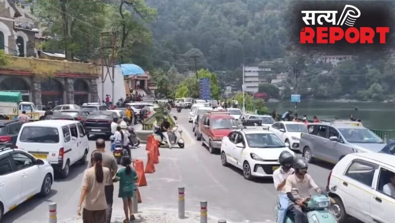 पहाड़ों पर वीकेंड का ‘महाजाम’ 7 हजार से ज्यादा सैलानी पहुंचे, रूसी बाइपास पर रोके गए वाहन