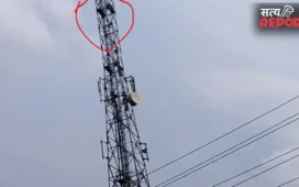 नाबालिग प्रेमिका से शादी की जिद में मोबाइल टावर पर चढ़ा युवक, पूरामुफ्ती में घंटों चला हाईवोल्टेज ड्रामा
