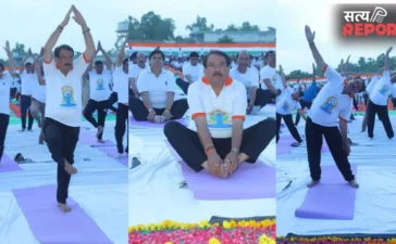 अंतरराष्ट्रीय योग दिवस पर दिखा उत्साह, “योग फॉर हेल्दी एजिंग” थीम पर हजारों लोगों ने किया सामूहिक योगाभ्यास