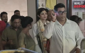 काशी पहुंचीं शिल्पा शेट्टी; बाबा विश्वनाथ के दरबार में की पूजा-अर्चना, आध्यात्मिक ऊर्जा से अभिभूत हुई एक्ट्रेस