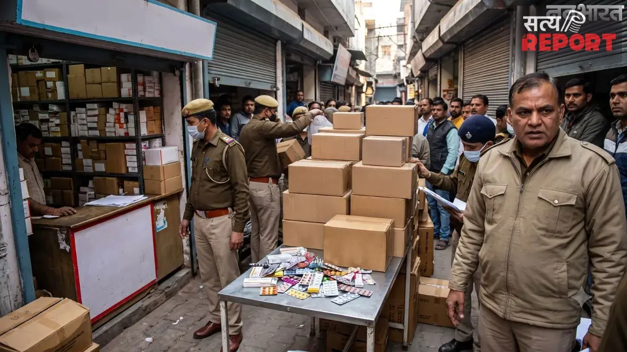 आगरा में FSDA की बड़ी कार्रवाई, ₹3.63 करोड़ की जब्त की गई नकली दवाएं; छापेमारी में 58 लाइसेंस रद्द, 9 पर FIR