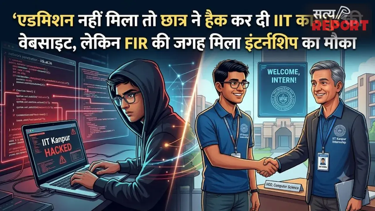 एडमिशन नहीं मिला तो छात्र ने हैक कर दी IIT कानपुर की वेबसाइट, लेकिन FIR की जगह मिला इंटर्नशिप का मौका